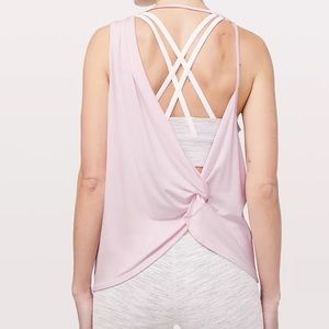 Lululemon Dare to Drop Tank Pink Glow Size 8
